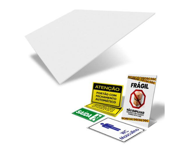FOLHA DE P.S BRANCO 2,00X1,00MT  1,00MM